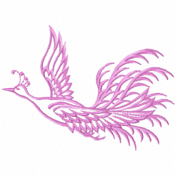 Peacock Embroidery Design 5